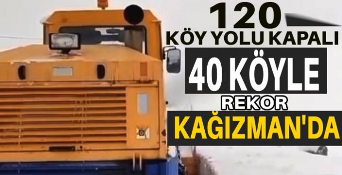 120 Kapalı Köy Yolunun 40'ı Kağızman'da!