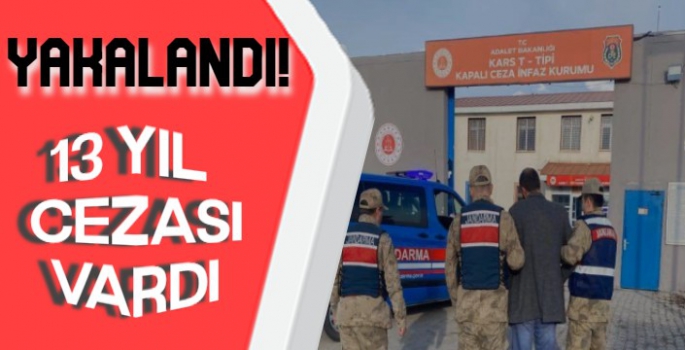 13 Yıl Cezası Olan Firari Yakalandı