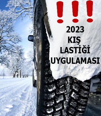 2023 Zorunlu Kış Lastiği Uygulaması