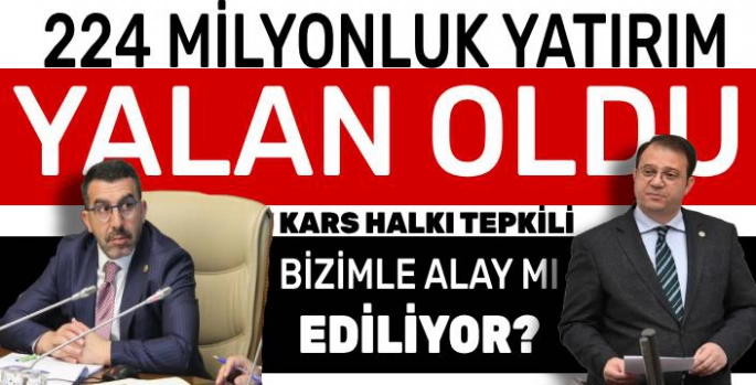 224 Milyonluk Yatırım Yalan Oldu