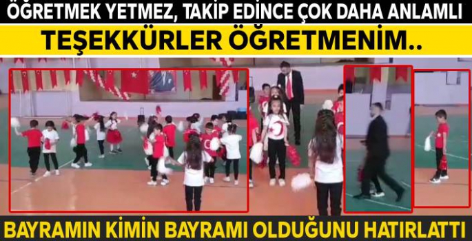 23 Nisan'dan Yüreklere Dokunan Kare!