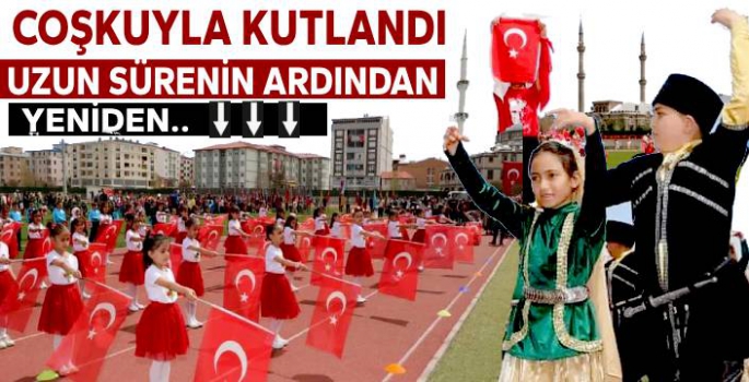 23 Nisan Kars'ta Coşkuyla Kutlandı