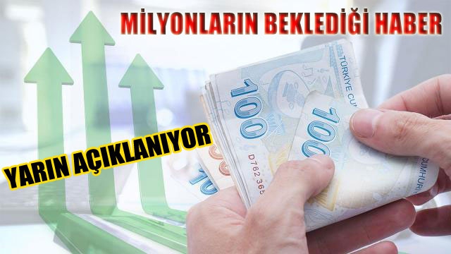 3600 ek gösterge yarın açıklanıyor