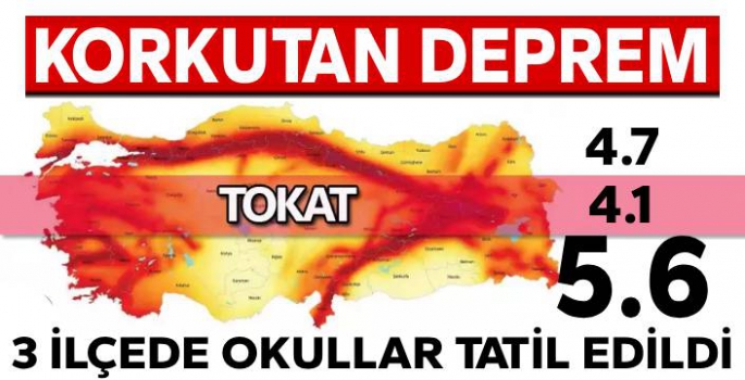 5,6 büyüklüğünde deprem!