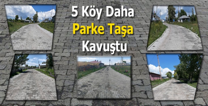 5 Köy Daha Parke Taşa Kavuştu