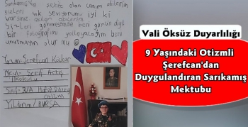 9 Yaşındaki Otizmli Şerefcan'dan Sarıkamış Şehitlerine Duygulandıran Mektup