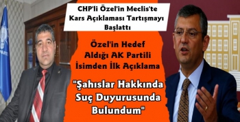 AK Parti Digor İlçe Başkanı Baykız'dan Özel'e Tepki