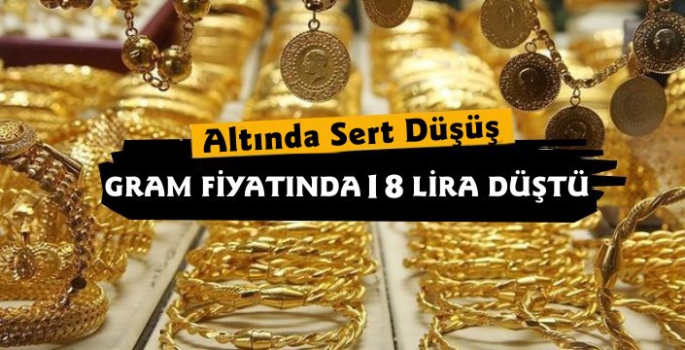 Altın'da Sert Düşüş