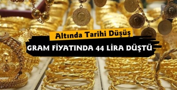 Altında Tarihi Düşüş Gramda 44 Lira Düşüş Yaşandı