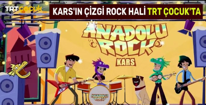 Anadolu Rock Rüzgârı TRT Çocuk'ta Esecek: Çizgi Müzik'te Kağızman Sürprizi