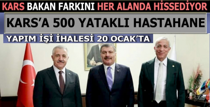 ARSLAN VE KILIÇ: HASTANE İHALESİ 20 OCAK'TA