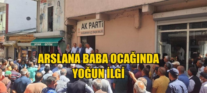 ARSLANA BABA OCAĞINDA YOĞUN İLGİ