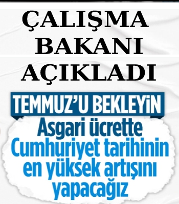 Asgari Ücrete Tarihin En Yüksek Artışı