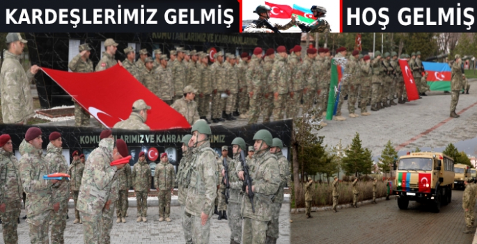 Azerbaycan Birlikleri Kars'ta