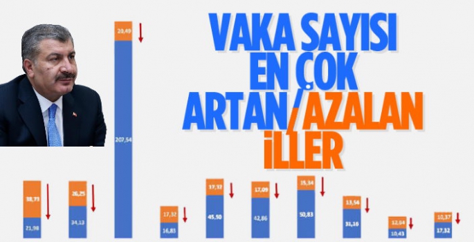 Bakan Koca Vaka Sayıların Arttığı ve Azaldığı İlleri Açıkladı