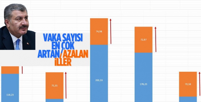 Bakan Koca Vaka Sayısının En Çok Arttığı ve Azaldığı İlleri Açıkladı