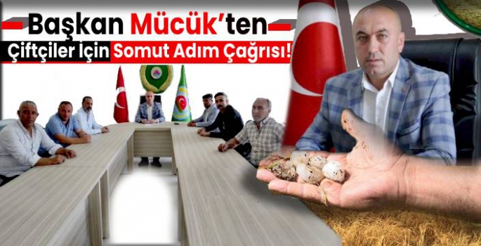 Başkan Mücük'ten Çiftçiler İçin Somut Adım Çağrısı!