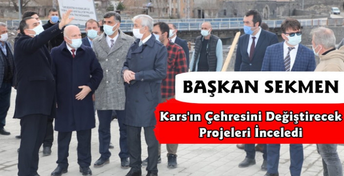 Başkan Sekmen Kars'ta