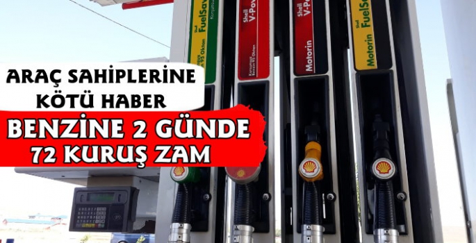 Benzine İki Günde Büyük Zam