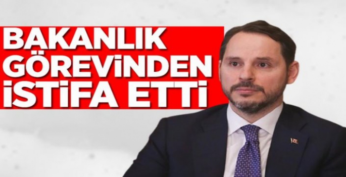 Berat Albayrak, bakanlık görevinden istifa etti