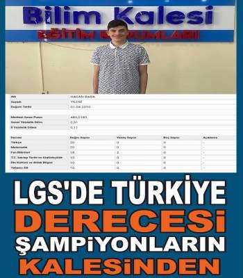 Bilim Kalesi'nden Türkiye Derecesi!