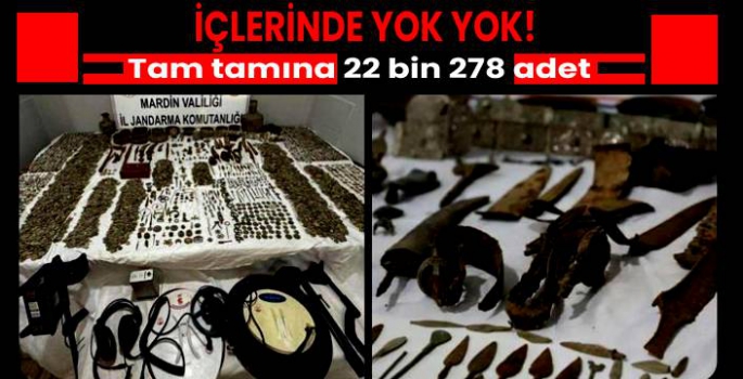 Bölgenin En Büyük Operasyonu: 22 bin 278 adet Kültür Varlığı Ele Geçirildi