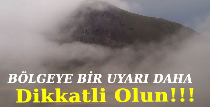 Bölgeye Bir Uyarı Daha Geldi: Sarı Kod, Dikkatli Olun! 