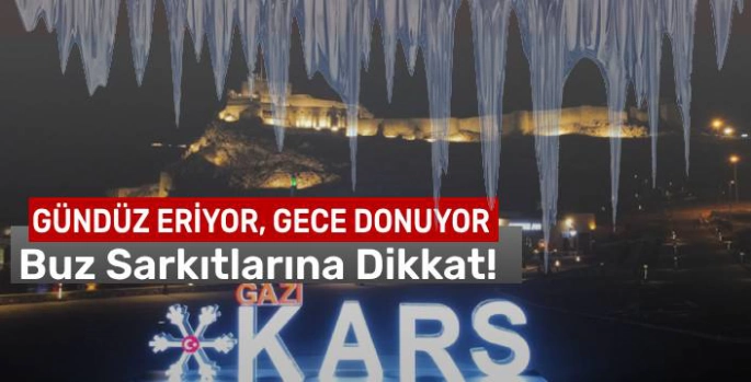 Buz Sarkıtlarına Dikkat!