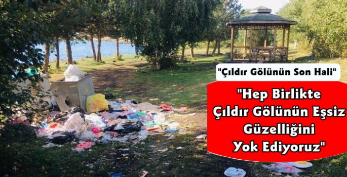 Çıldır Gölü'nde Çöp Sorunu