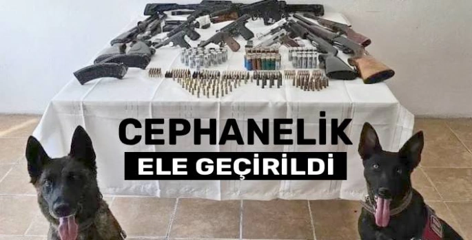 Çok Sayıda Silah Ele Geçirildi