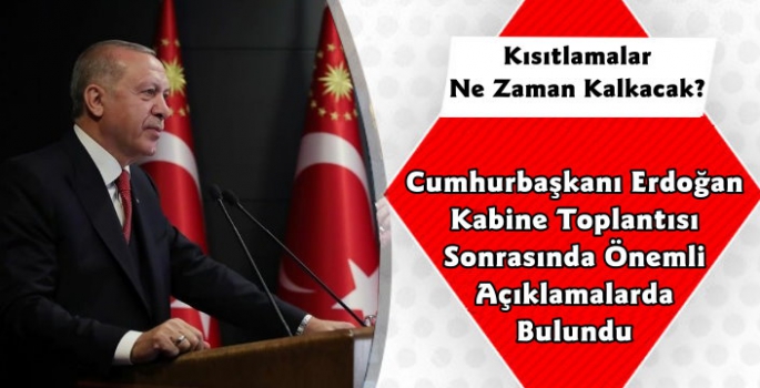 Cumhurbaşkanı Erdoğan'dan Önemli Açıklamalar