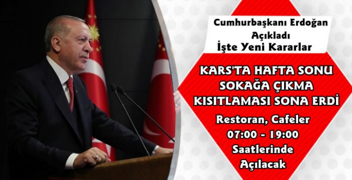 Cumhurbaşkanı Yeni Kararları Açıkladı, İşte Kaldırılan Kısıtlamalar