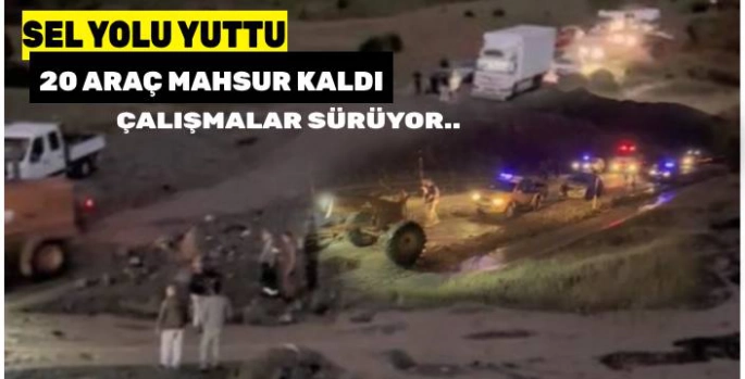 Dağlardan Gelen Sel Yolu Yuttu: Kars Ağrı Karayolu Ulaşıma Kapandı