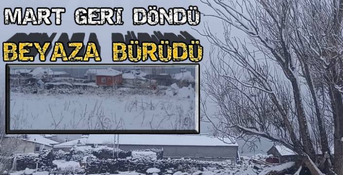 Dakikalar İçerisinde Beyaza Bürüdü!