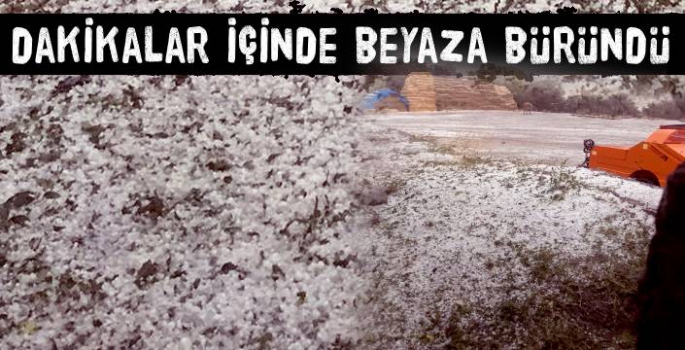 Dakikalar İçerisinde Beyaza Büründü