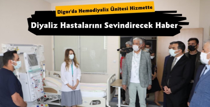 Digor İlçe Devlet Hastanesine Hemodiyaliz Ünitesi