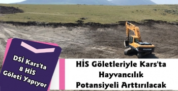 DSİ Kars'a 8 HİS Göleti Kazandıracak