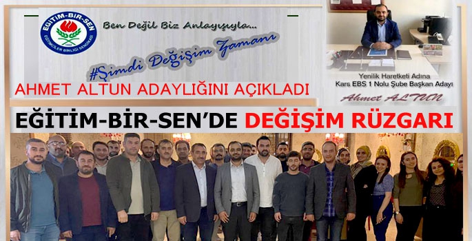 Eğitim-Bir-Sen'de Değişim Rüzgarı