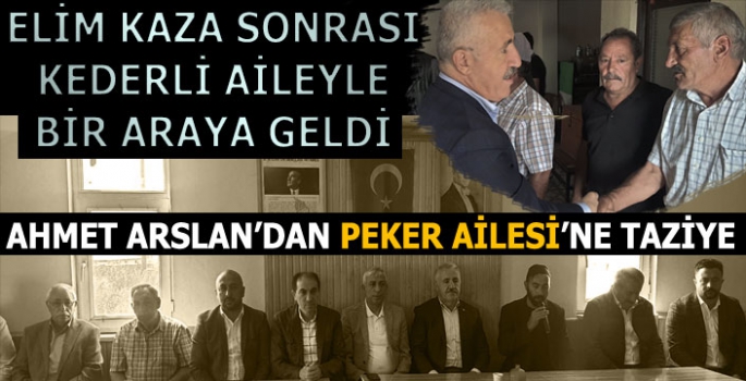 Elim Kaza Sonrası Kederli Aileyle Bir Araya Geldi