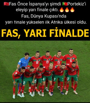 Fas Yarı Finalde