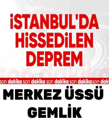 Gemlik'te 4,3 Büyüklüğünde Deprem! İstanbul ve Kocaeli'de de Hissedildi