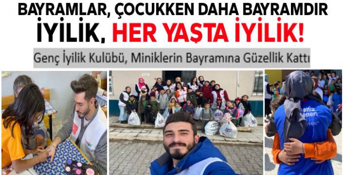 Genç İyilik Kulübü, Miniklerin Bayramına Güzellik Kattı