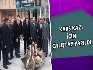 3. Türkiye Kaz Yetiştiriciliği Çalıştayı ve Kaz Günü Karsta yapıldı