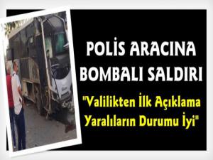 Adana'da Polis Aracına Bombalı Saldırı