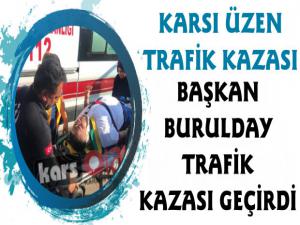 Adem Burulday Trafik Kazası Geçirdi