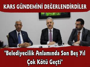 Ahmet Arslan: Belediyecilik Anlamında Son Beş Yıl Karsta Çok Kötü Geçti