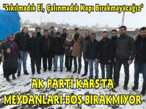 AK Parti Kars Kadın ve Gençlik Kollarından 31 Mart Turu
