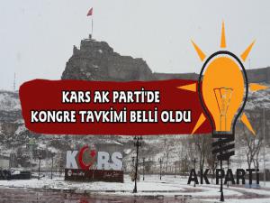 AK Parti Kars'ta Kongre Takvimi Belli Oldu