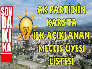 AK Parti Sarıkamış Belediye Meclis üyeliği için aday olan isimler