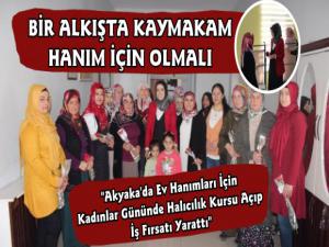 Akyaka Kaymakamı Halıcılık Kursu Açtı